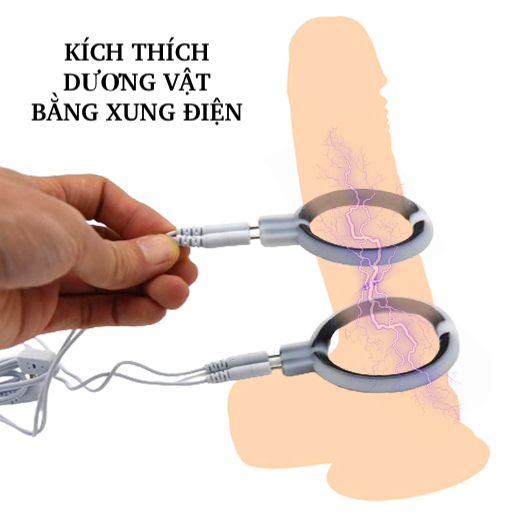 Shop bán Vòng đôi silicon xung điện máy tập kích thích dương vật phát triển to dài loại tốt Shop bán Vòng đôi silicon xung điện máy tập kích thích dương vật phát triển to dài loại tốt